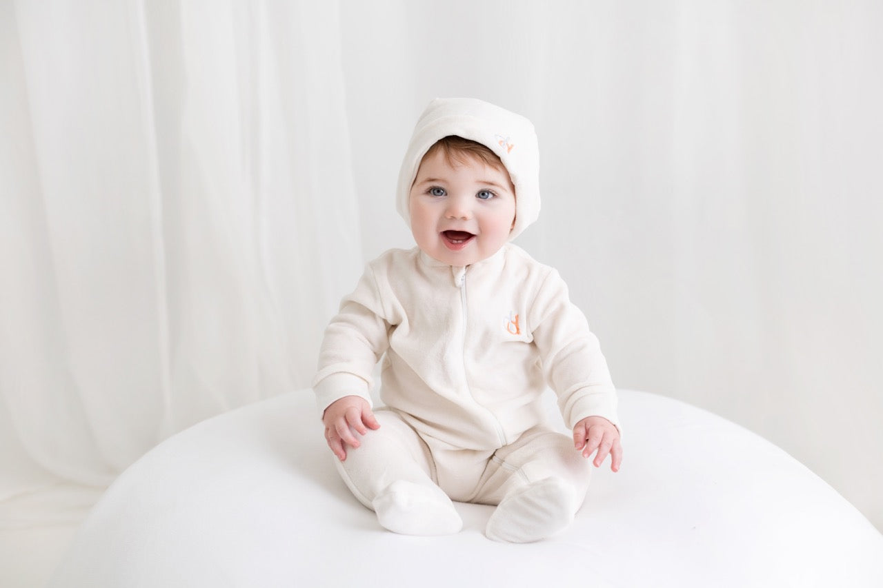 Cream Baby Hat